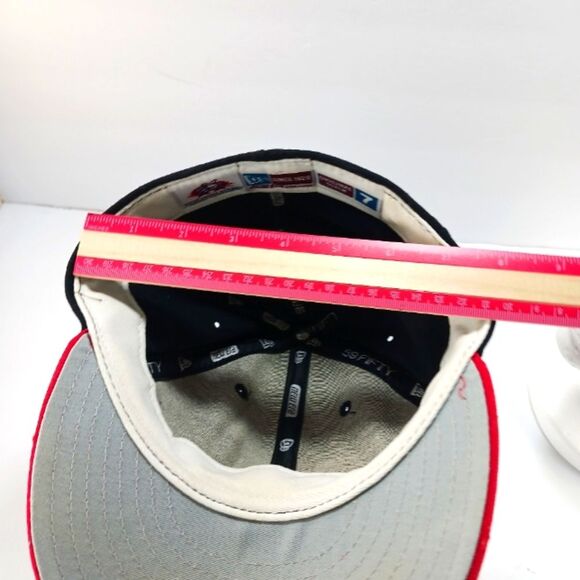 Vintage New Era Hickory Crawdads Fitted Ballcap 7 Men Minor Baseball Pro Line.. - Picture 9 of 9